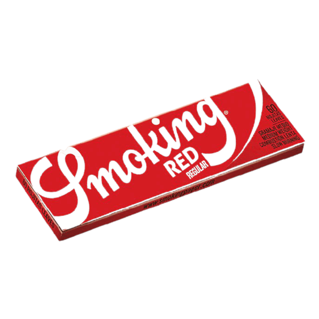 Smoking - Red Single Wide Lyhyet Paperit (70 mm)