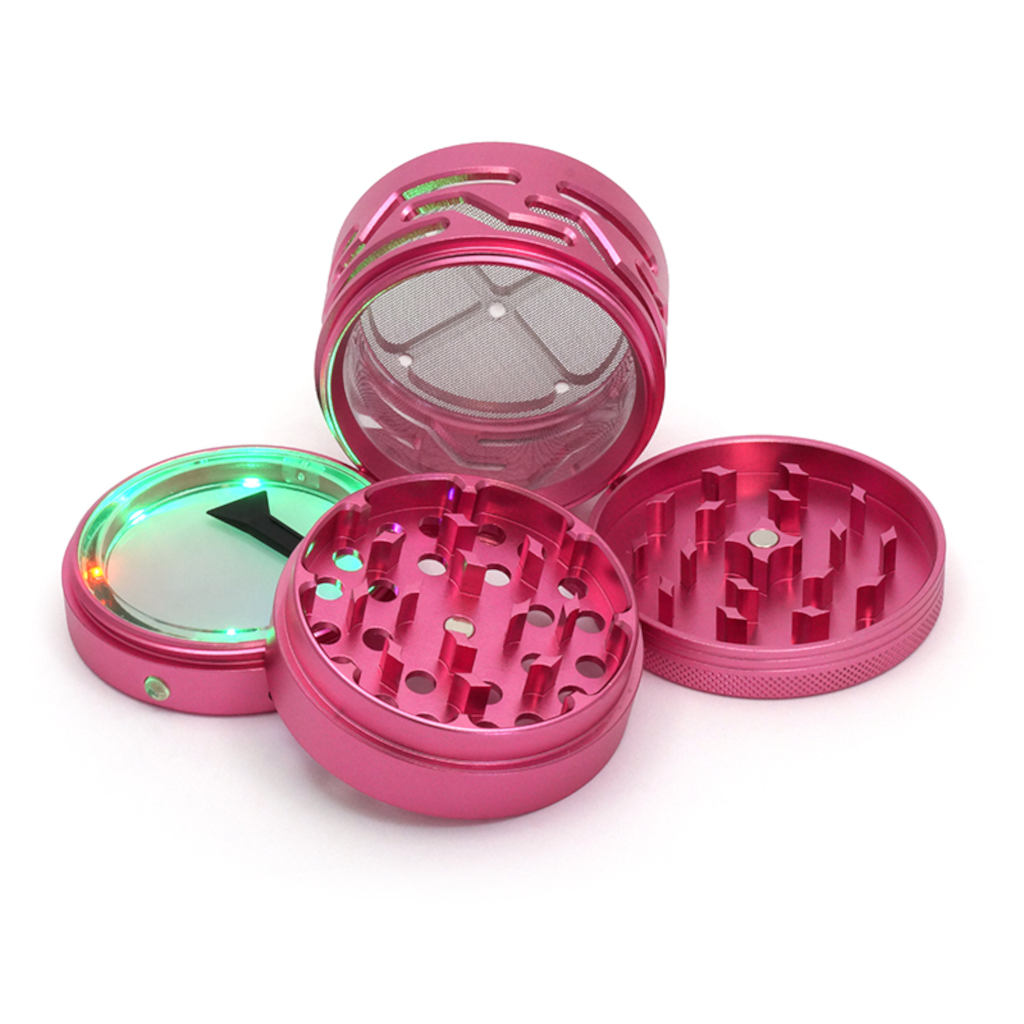 Supra Grinderi 4-osainen 63 mm (Pinkki) Grinderit