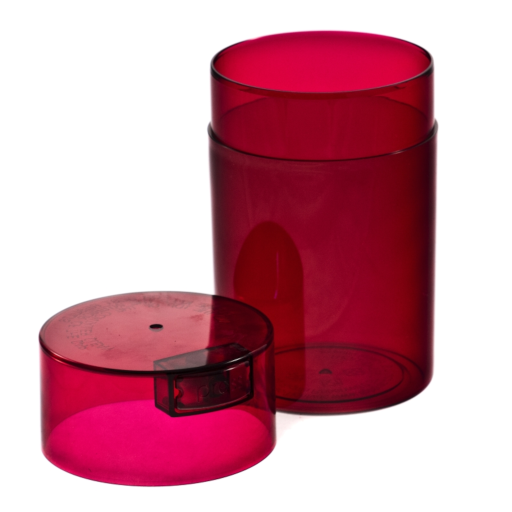 TightVac Smell-Proof Storage Jar - Red