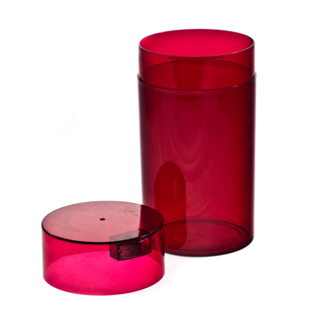TightVac Smell-Proof Storage Jar - Red
