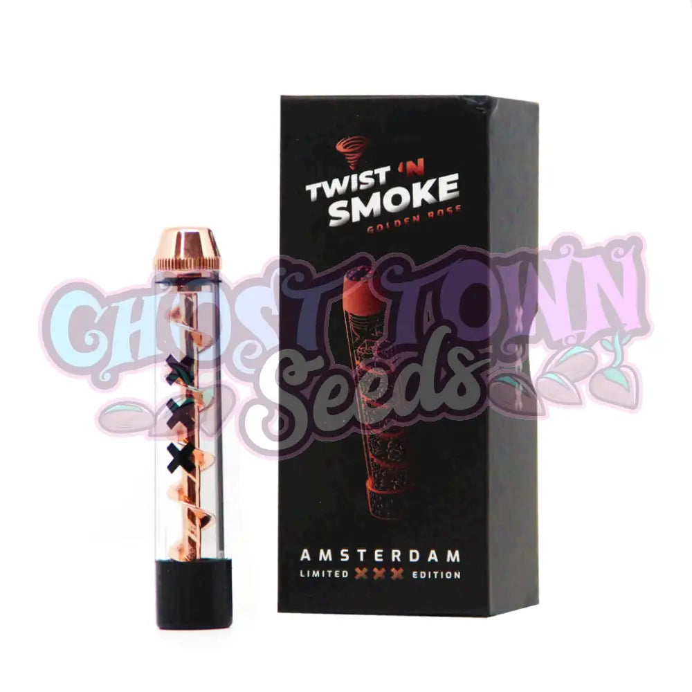 Twist n’ Smoke - Rose Gold Lasibluntti Limited Edition Piiput