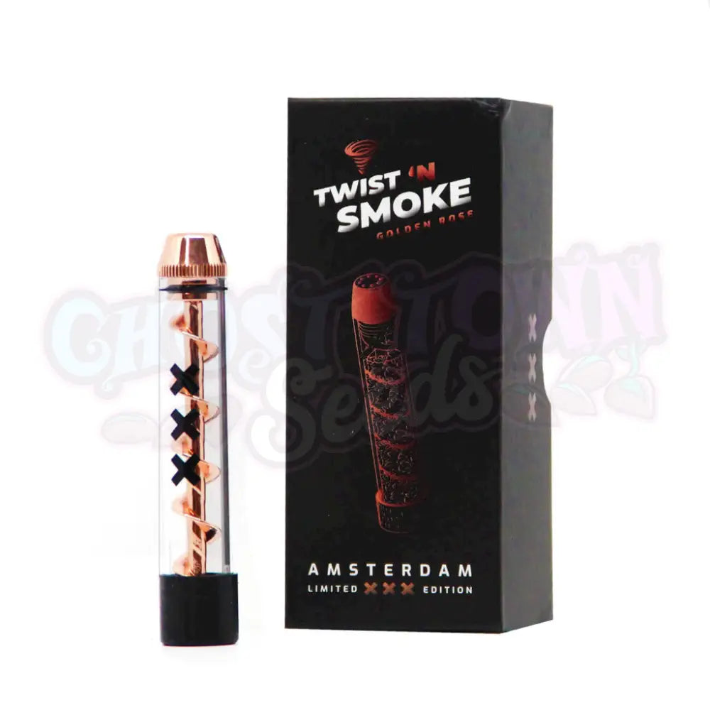 Twist n’ Smoke - Rose Gold Lasibluntti Limited Edition Piiput