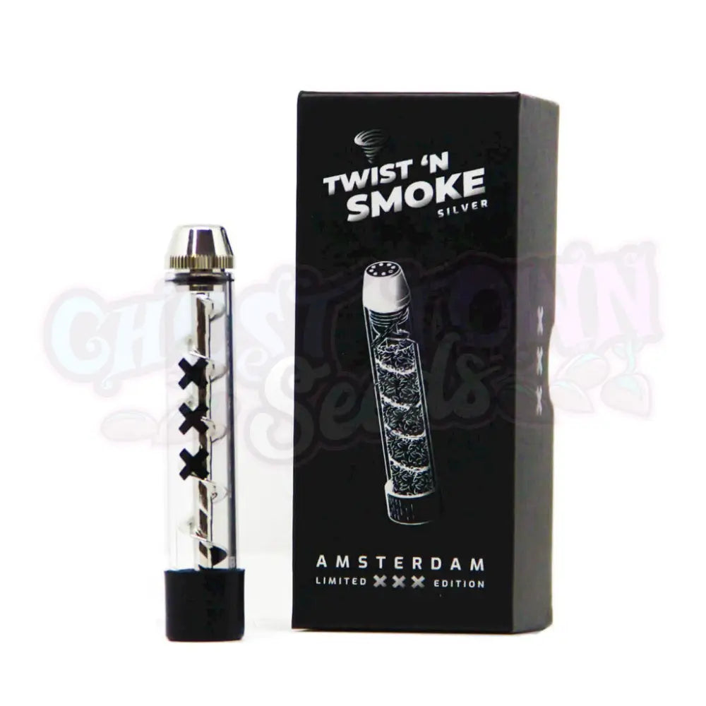 Twist n’ Smoke - Silver Lasibluntti Limited Edition Piiput