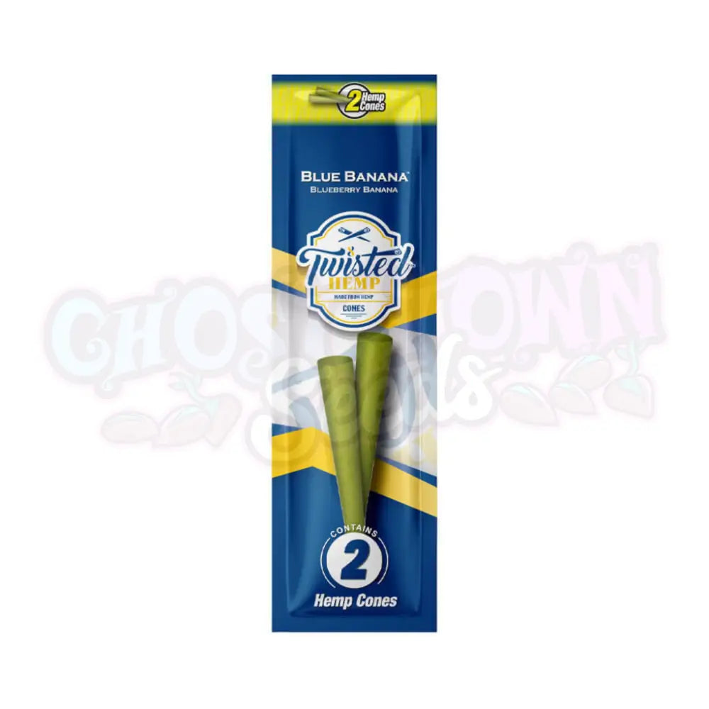 Twisted Hemp - Blue Banana Hamppu Bluntti Conet 2Kpl