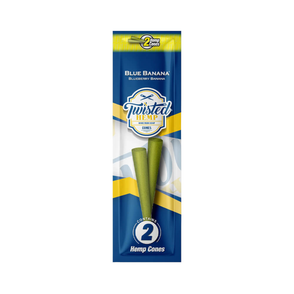 Twisted Hemp - Blue Banana Hamppu Bluntti Conet 2Kpl
