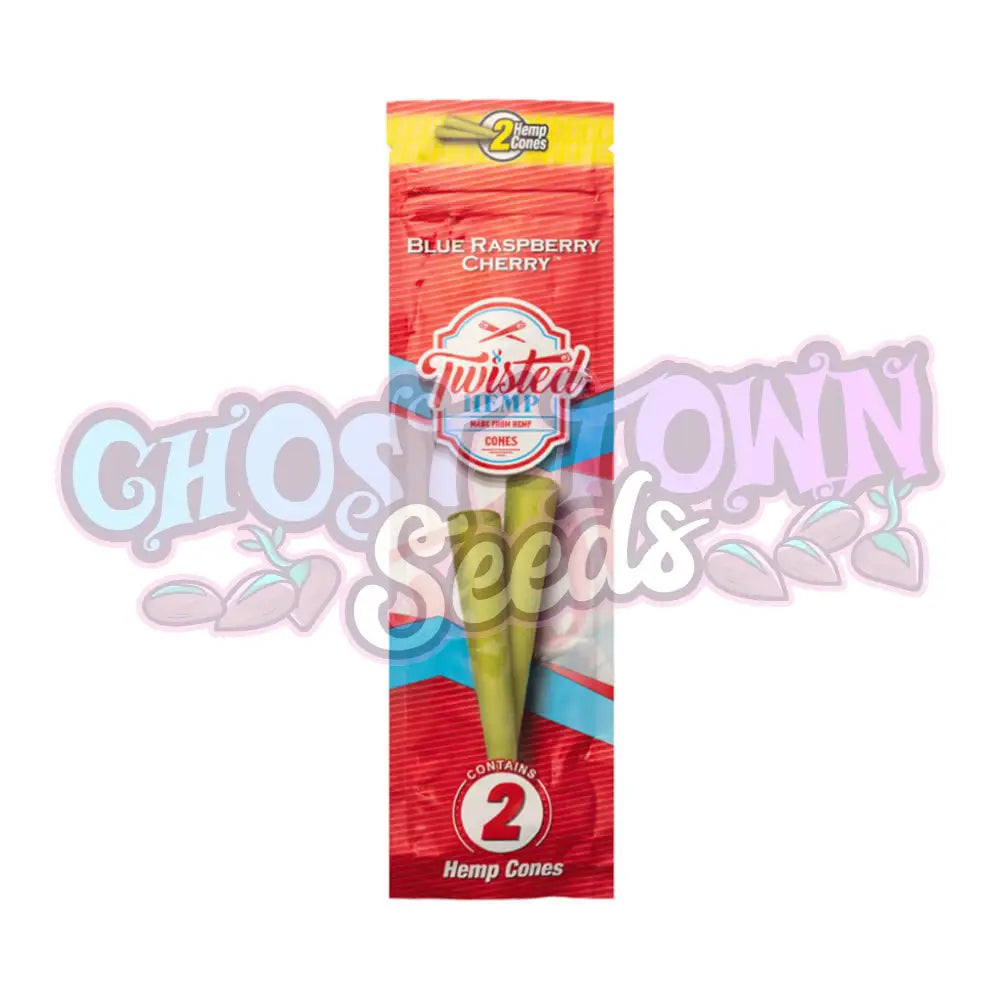 Twisted Hemp - Blue Raspberry Cherry Hamppu Bluntti Conet 2Kpl