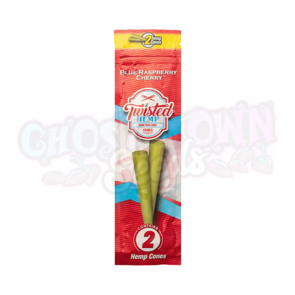 Twisted Hemp - Blue Raspberry Cherry Hamppu Bluntti Conet 2Kpl