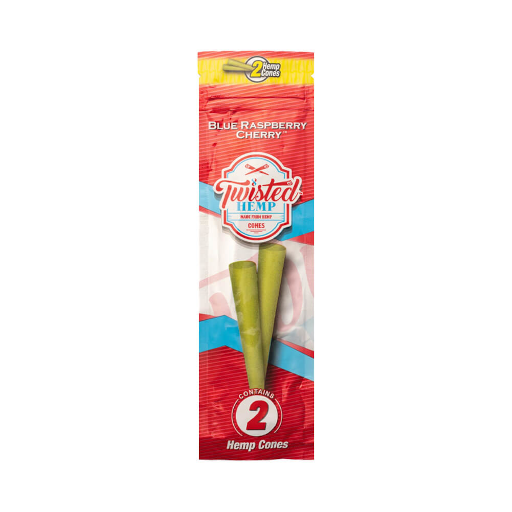 Twisted Hemp - Blue Raspberry Cherry Hamppu Bluntti Conet 2Kpl