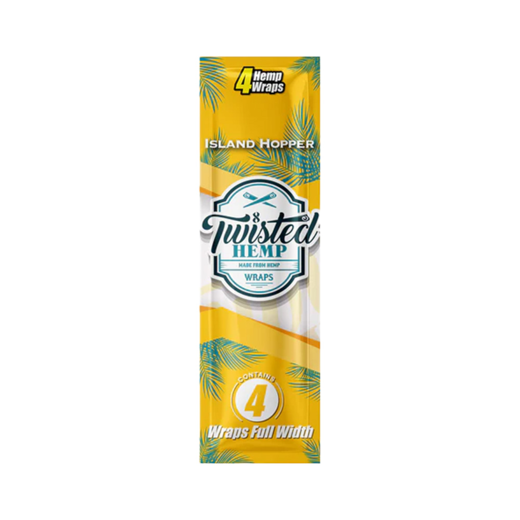 Twisted Hemp - Island Hopper Hamppu Bluntti Paperit 4Kpl Bluntit