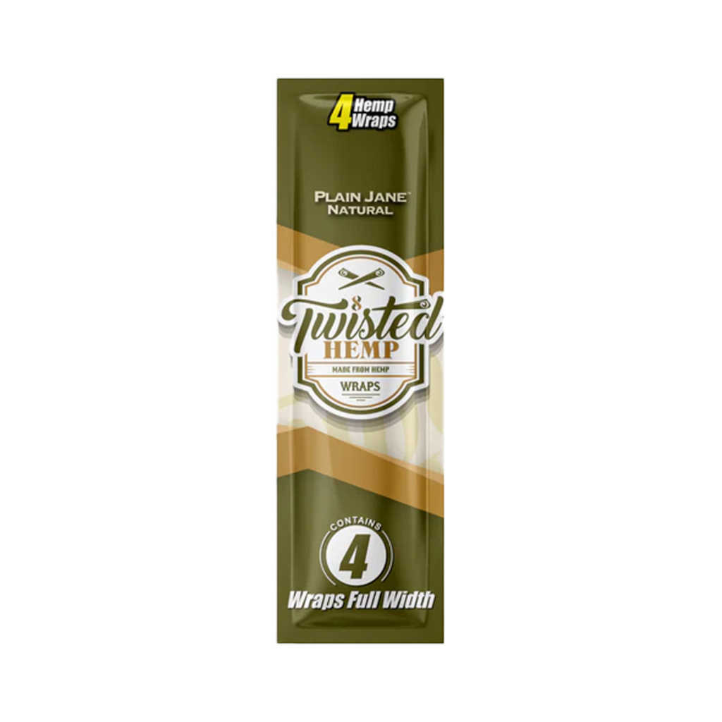 Twisted Hemp - Plain Jane Hamppu Bluntti Paperit 4Kpl Bluntit
