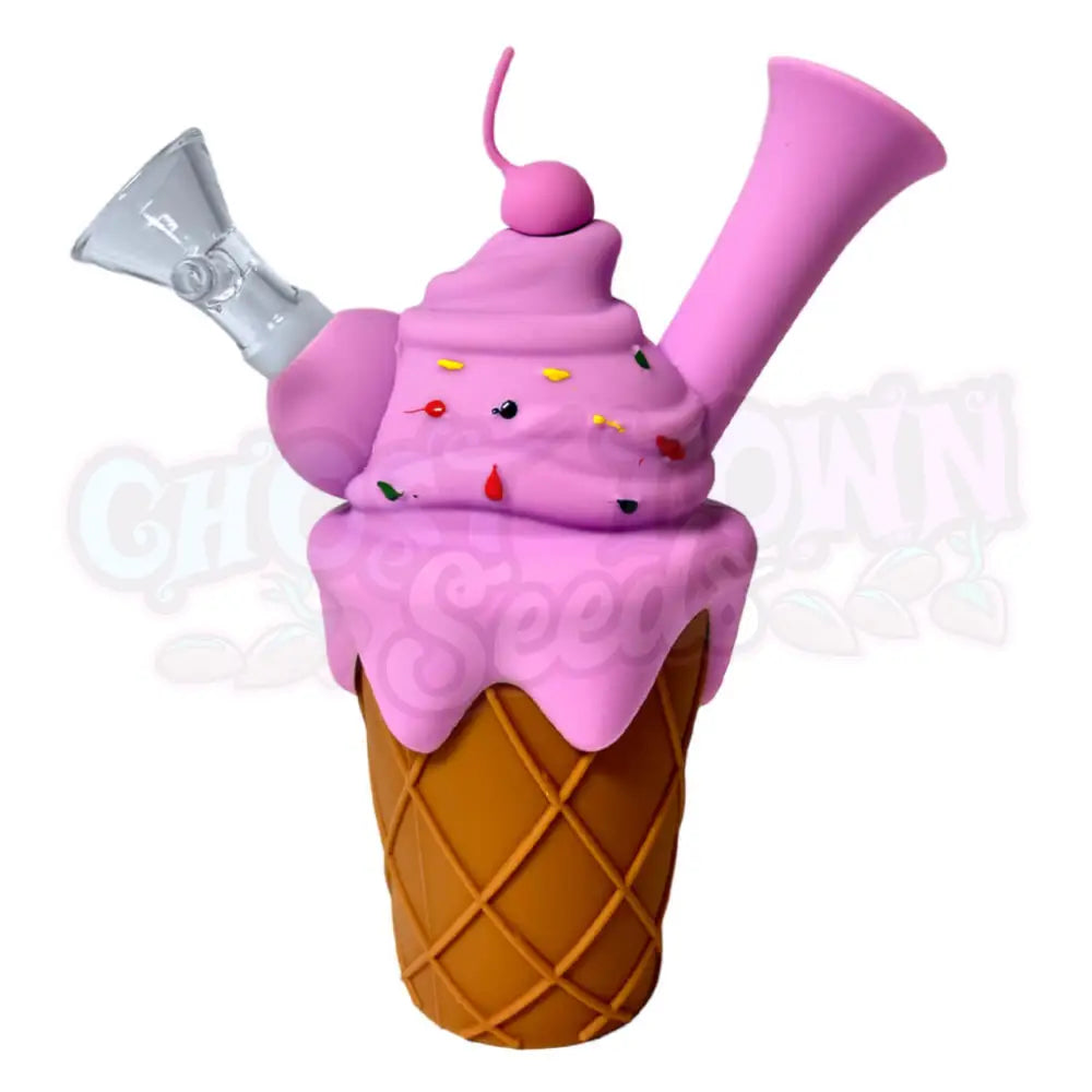 Violetti Jäätelötötterö Silikonibongi 14Cm