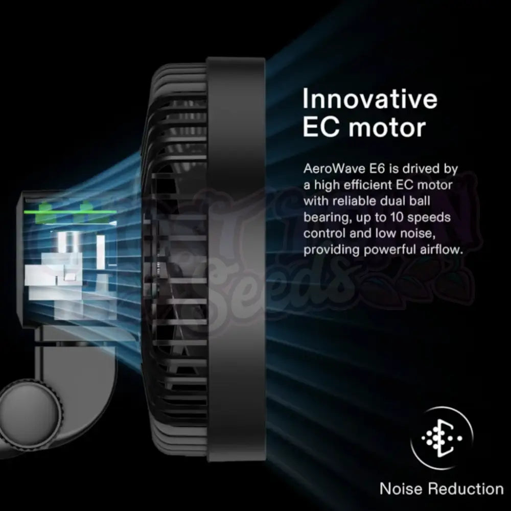 VIVOSUN - AeroWave E6 Klipsituuletin EC