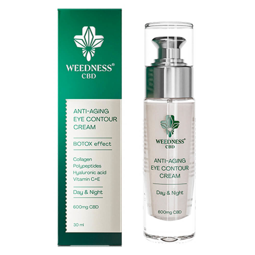 Weedness CBD - Anti-Aging Eye Contour Cream with BOTOX effect 600mg CB ...