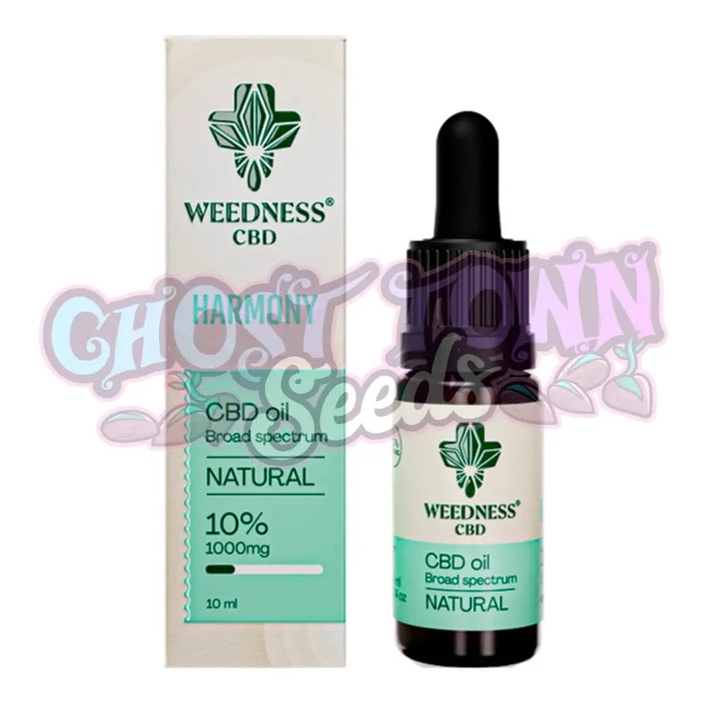 Weedness CBD - Harmony CBD-Öljy 10% | Natural (10ml) CBD-Öljyt