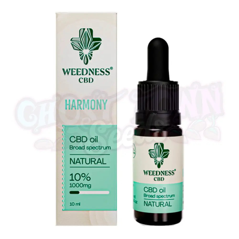 Weedness CBD - Harmony CBD-Öljy 10% | Natural (10ml) CBD-Öljyt