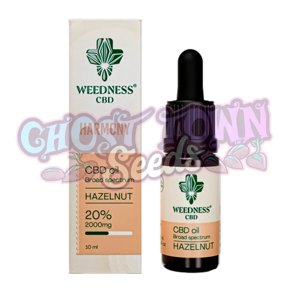 Weedness CBD - Harmony CBD-Öljy 20% | Hasselpähkinä (10ml) CBD-Öljyt