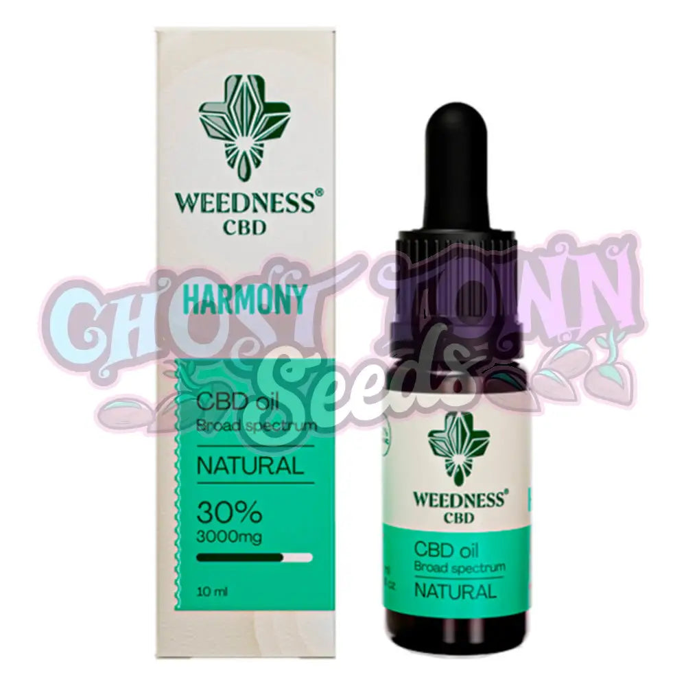 Weedness Cbd - Harmony Cbd-Öljy 30% | Natural (10Ml) Cbd-Öljyt