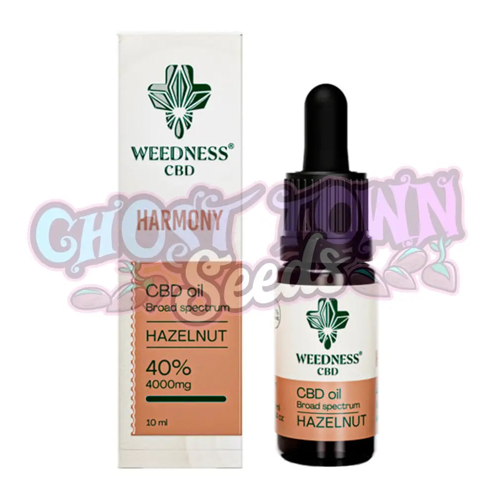 Weedness CBD - Harmony CBD-Öljy 40% | Hasselpähkinä (10ml) CBD-Öljyt
