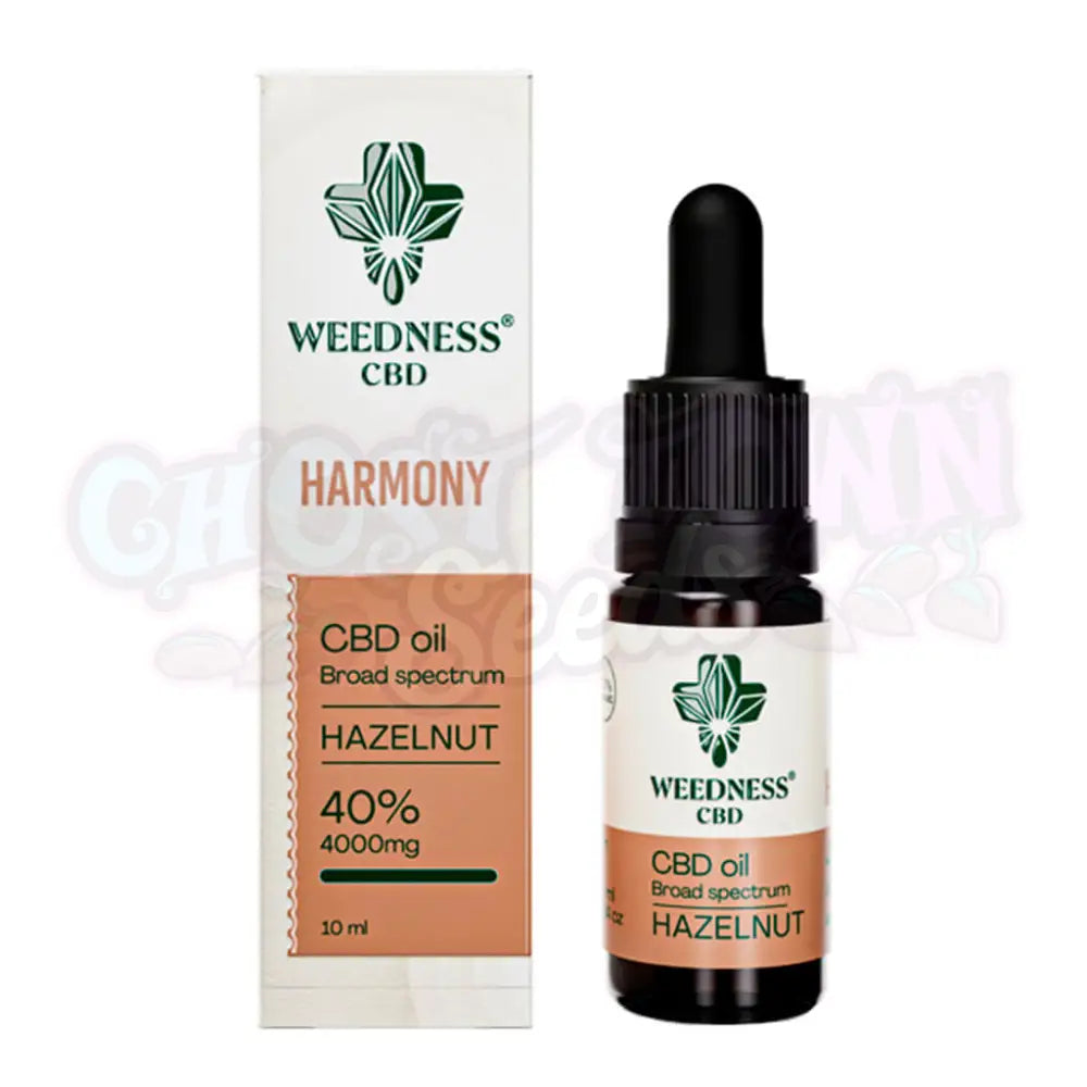Weedness CBD - Harmony CBD-Öljy 40% | Hasselpähkinä (10ml) CBD-Öljyt