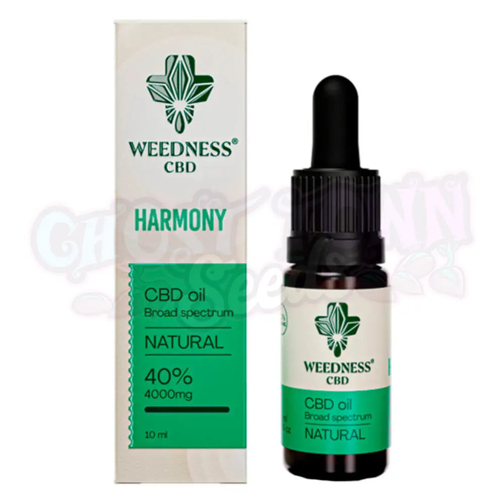 Weedness Cbd - Harmony Cbd-Öljy 40% | Natural (10Ml) Cbd-Öljyt