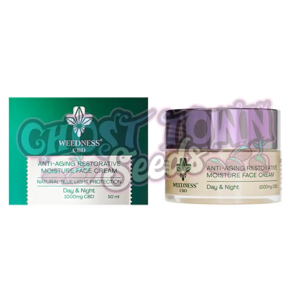 Weedness CBD - Ikääntymistä Ehkäisevä Kasvovoide | 1000mg CBD (50ml) CBD-Kosmetiikka