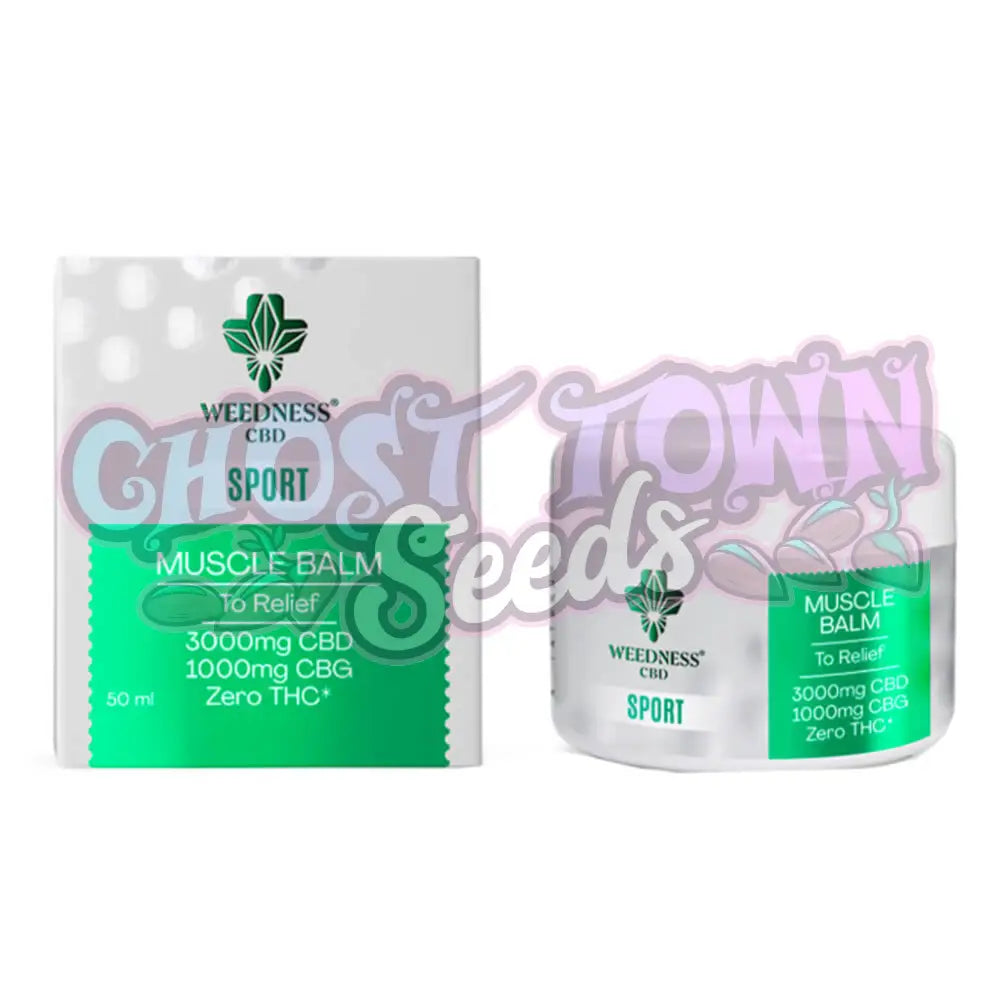 Weedness Cbd - Lihasvoide Urheiluun 3000Mg + 1000Mg Cbg (50Ml) Cbd-Kosmetiikka