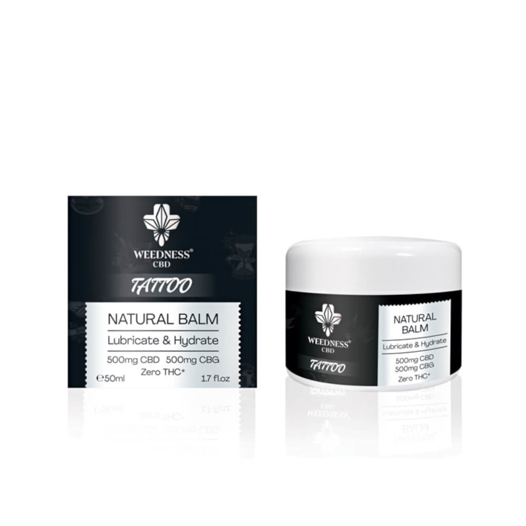 Weedness Cbd - Luonnollinen Tatuointivoide 500Mg + Cbg (50Ml) Cbd-Kosmetiikka