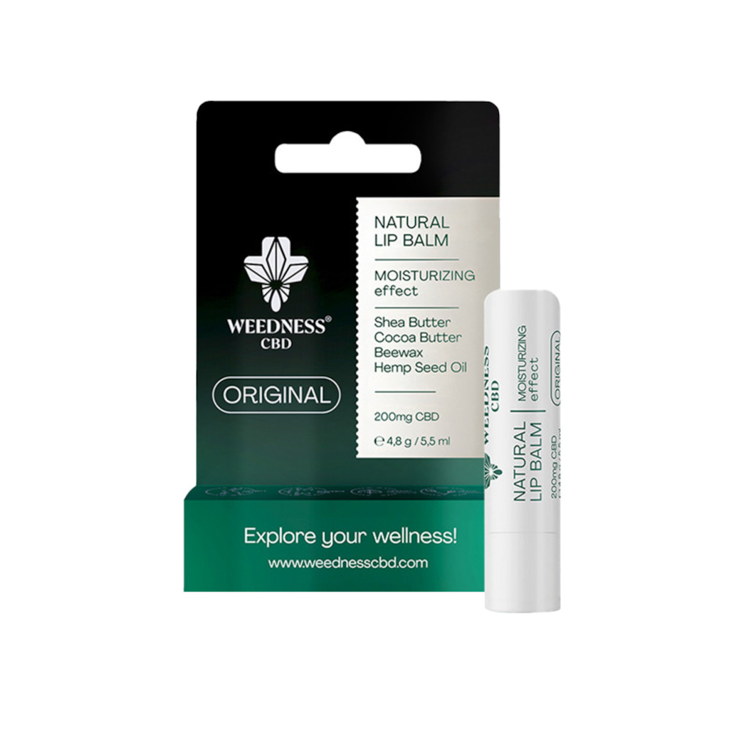 Weedness Cbd - Original Kosteuttava Huulivoide 4% 200Mg (4 8 G) Cbd-Kosmetiikka