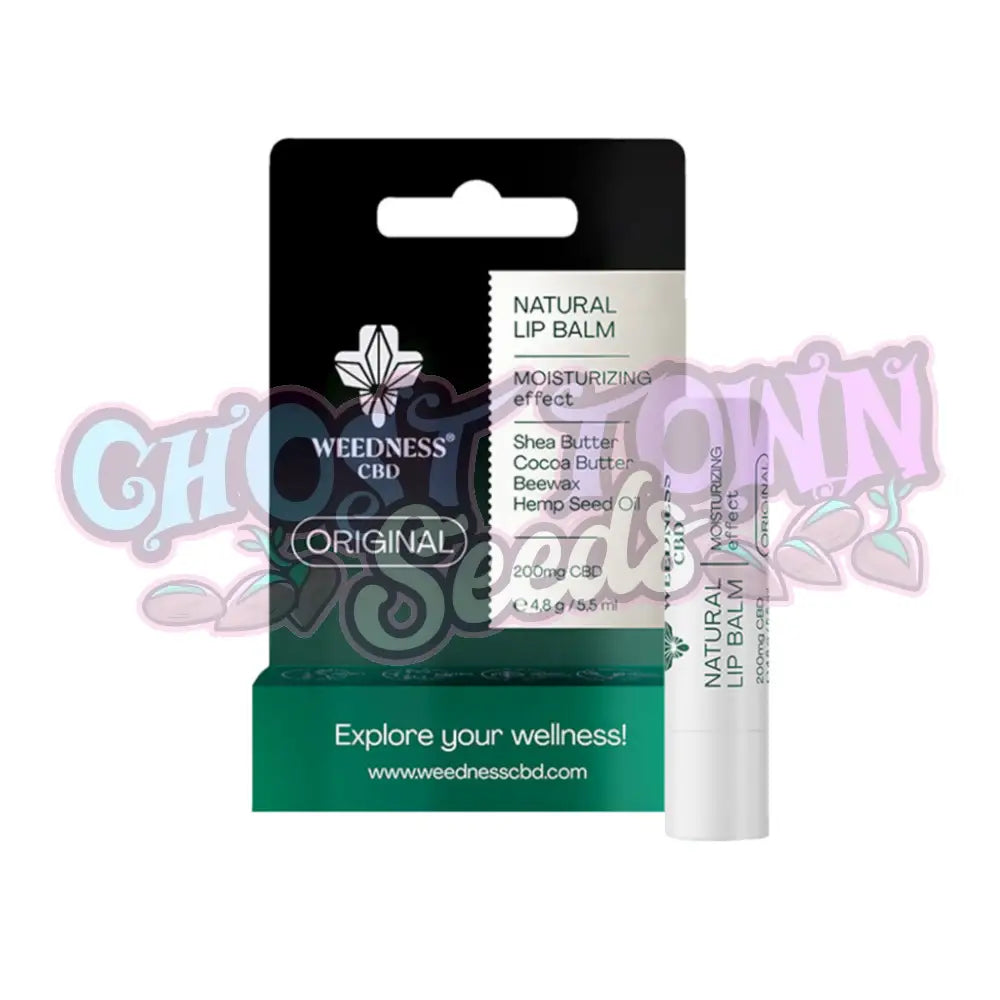 Weedness Cbd - Original Kosteuttava Huulivoide 4% 200Mg (4 8 G) Cbd-Kosmetiikka