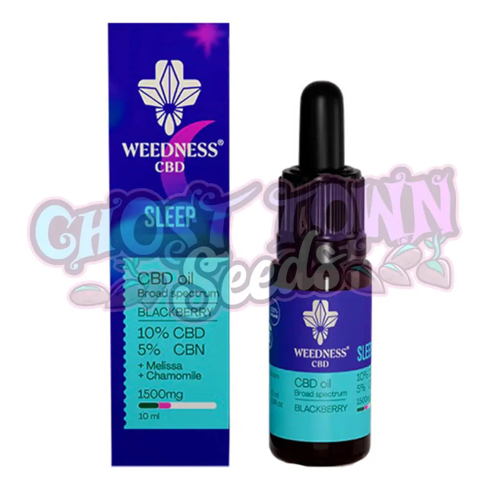 Weedness Cbd - Sleep Cbd-Öljy 10% + 5% Cbn | Blackberry (10Ml) Cbd-Öljyt