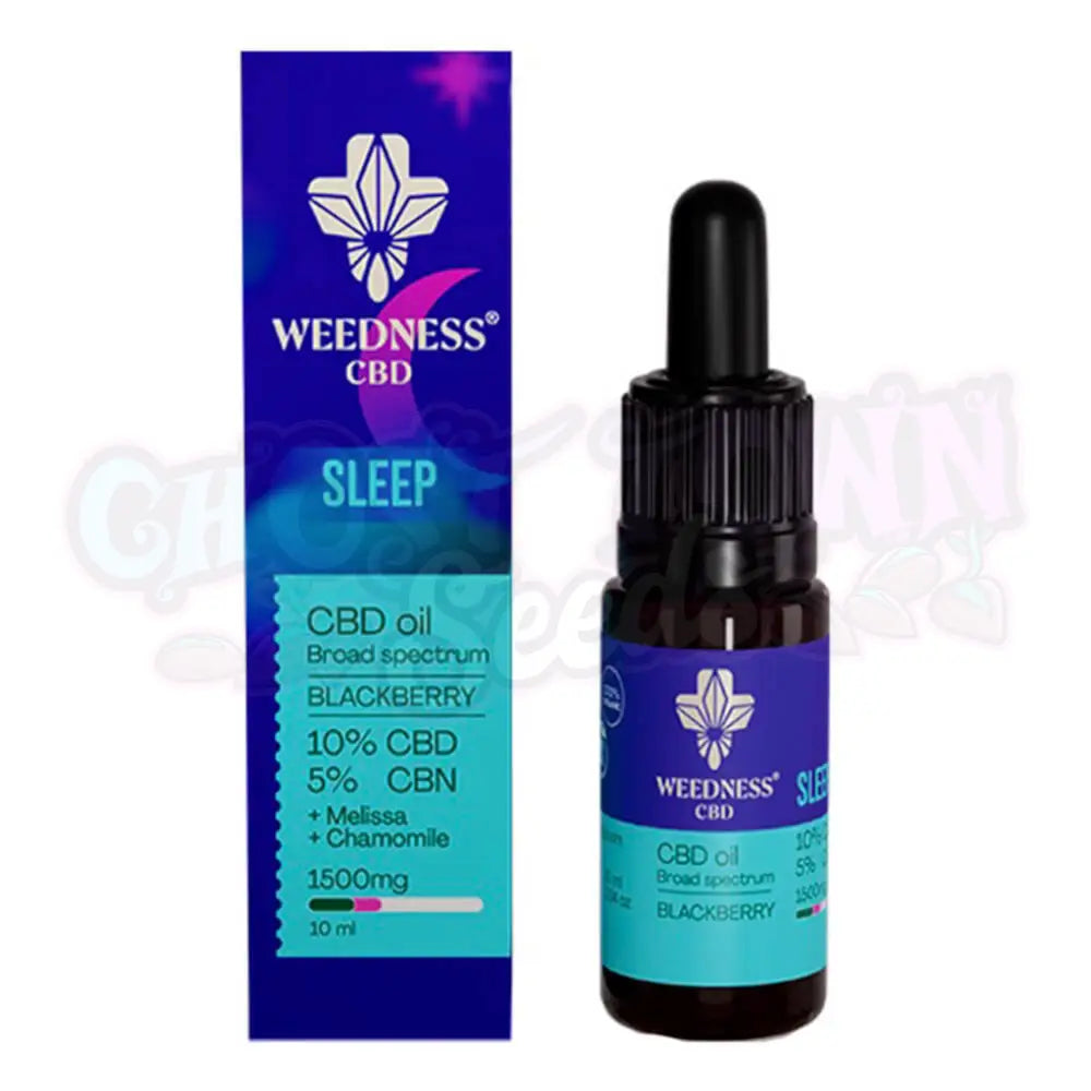 Weedness Cbd - Sleep Cbd-Öljy 10% + 5% Cbn | Blackberry (10Ml) Cbd-Öljyt