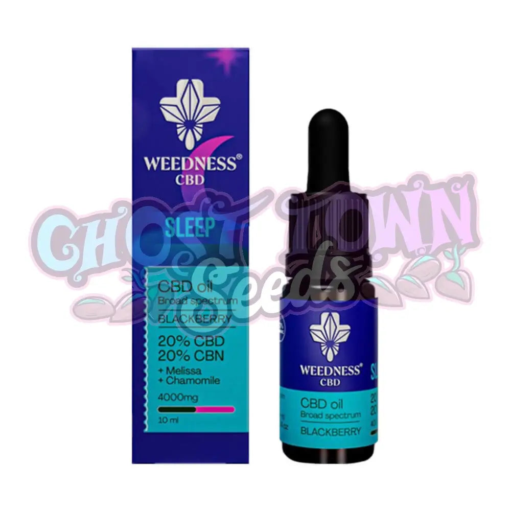 Weedness Cbd - Sleep Cbd-Öljy 20% + Cbn | Blackberry (10Ml) Cbd-Öljyt