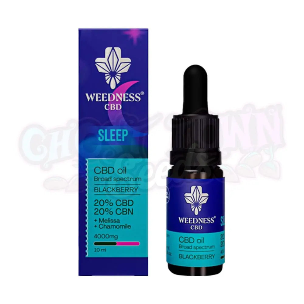 Weedness Cbd - Sleep Cbd-Öljy 20% + Cbn | Blackberry (10Ml) Cbd-Öljyt