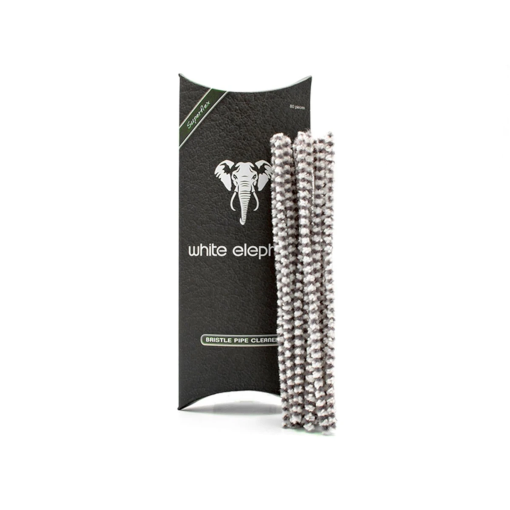 White Elephant - Bristle Pipe Cleaner Piippurassi (80 kpl) Puhdistus