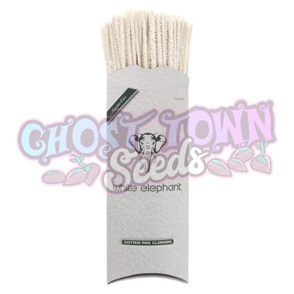 White Elephant - Cotton Pipe Cleaner Piippurassi (100 kpl) Puhdistus