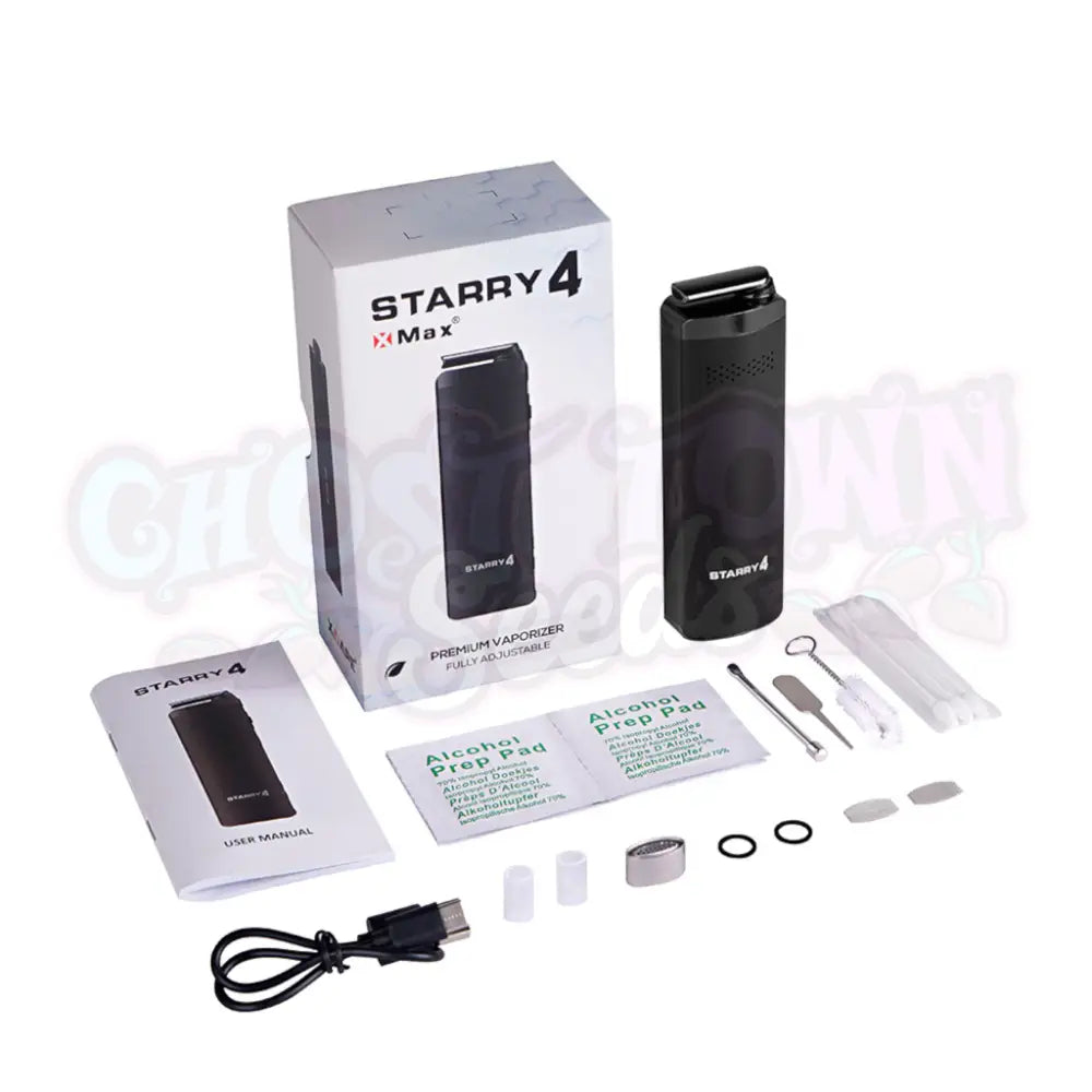 Xvape - Starry 4 (Musta) Vaporisaattorit