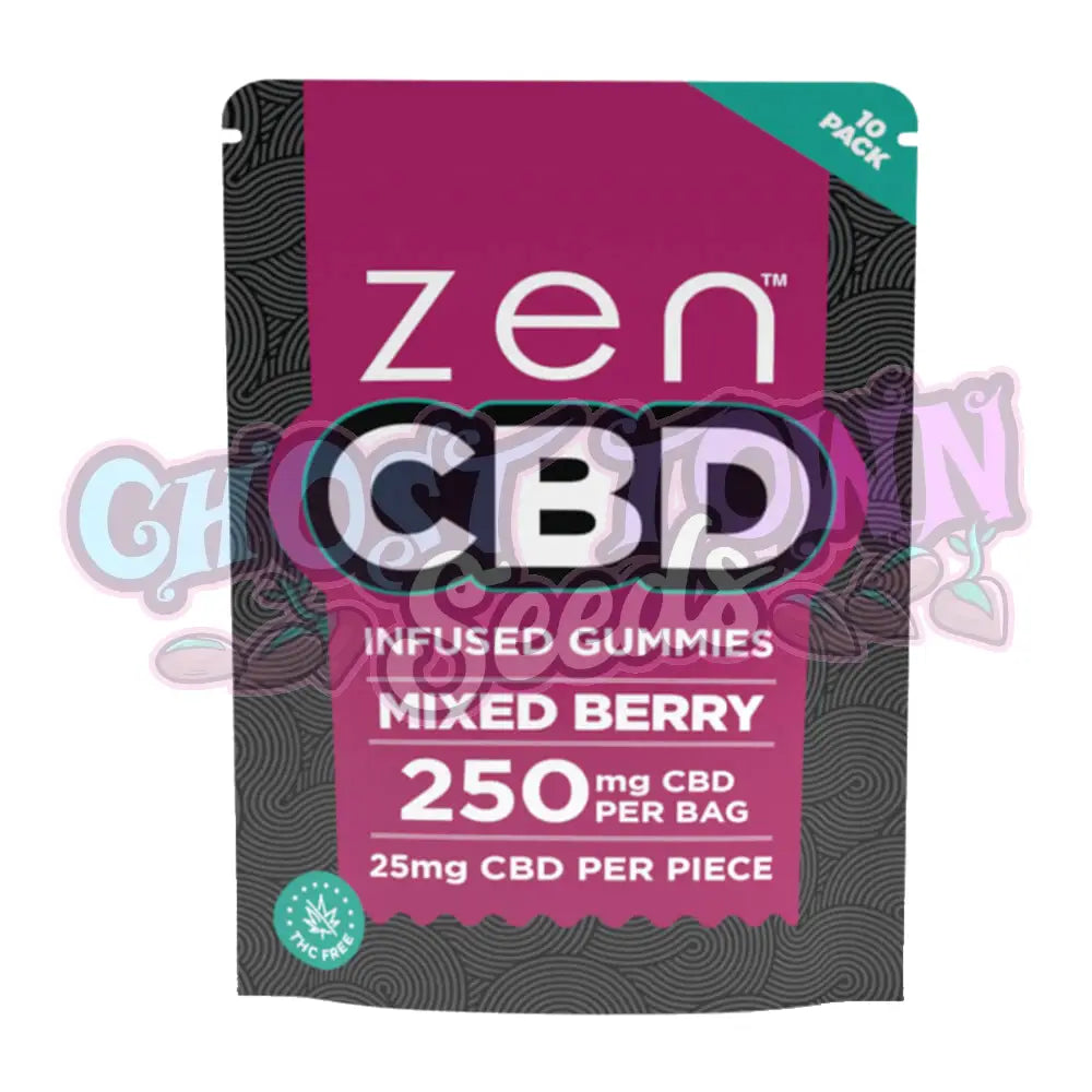 Zen Cbd - Marjasekoitus Hedelmäkarkit 250Mg (60G) Cbd-Syötävät